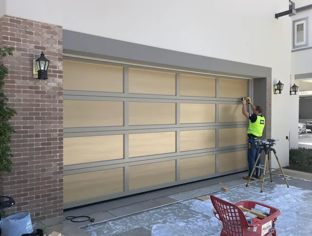Garage door replacement service by Ellington Garage Door Repair in Ellington