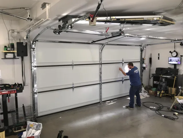 Professional garage door repair service by Ellington Garage Door Repair in Ellington