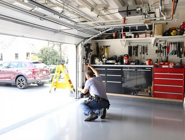 Local garage door repair service by Ellington Garage Door Repair in Ellington