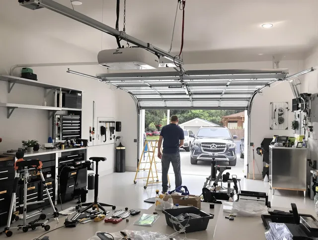 Garage door opener installation by Ellington Garage Door Repair in Ellington