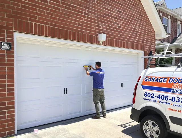 Local garage door repair service by Ellington Garage Door Repair in Ellington
